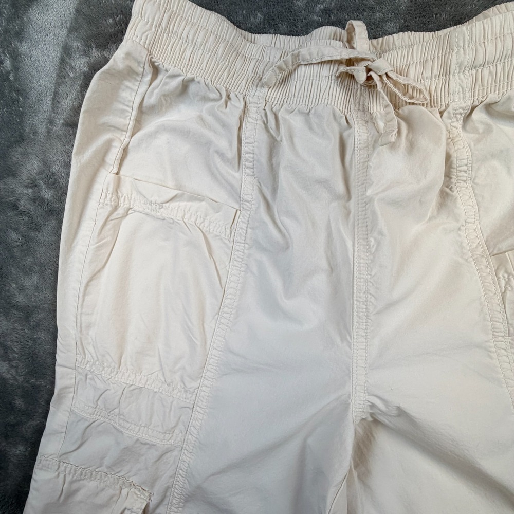 Aerie Go For It Baggy Cargo Pants Womens XS‎ Cream Wide Leg Y2K Gorpcore - Picture 2 of 12